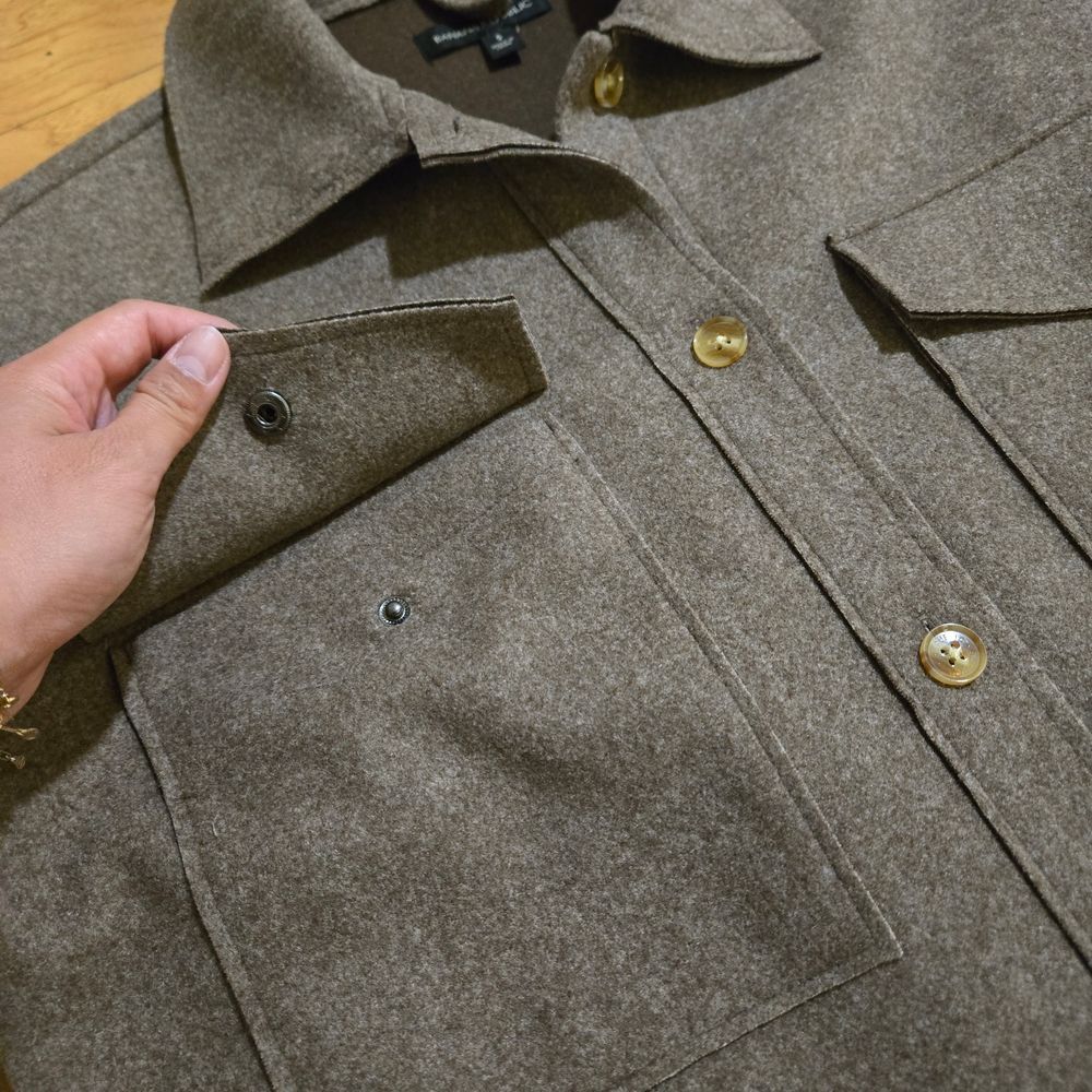 Banana Republic Brown Button Down Jacket - Size S - Picture 3 of 6